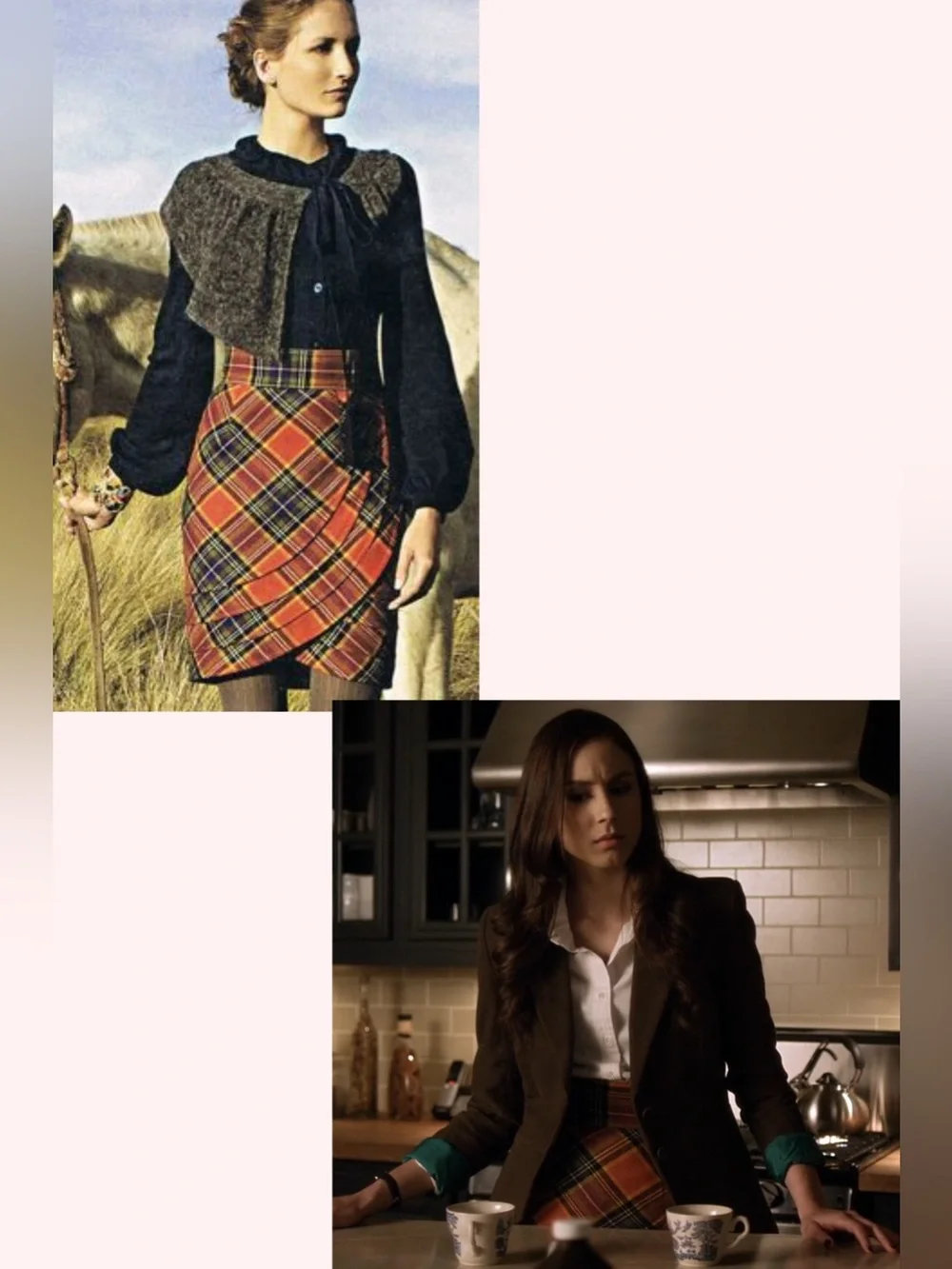 Anthropologie Plenty by Tracy Reese Easy Keeper Wool Plaid Skirt Size 6